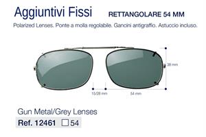 12461 AGGIUNTIVO FISSO MOLLA C54 GREY/GUN METAL