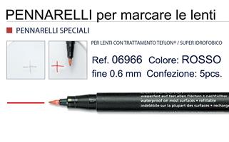 PENNARELLO LUMOCOLOR PERMANENT      SPECIAL 0.6MM ROSSO