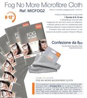 CONFEZIONE 8PZ MICROFIBRA ANTIFOG