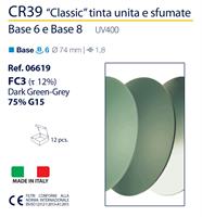 CR39 GREEN/GREY  75%    12PZ