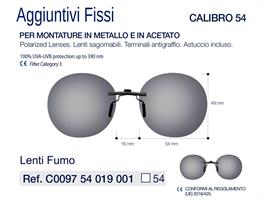 C97 19001 AGGIUNTIVO FISSO TONDO CEL C54 GREY