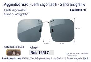 12517 AGGIUNTIVO FISSO X MET C60 GREY DA RITAGLIARE